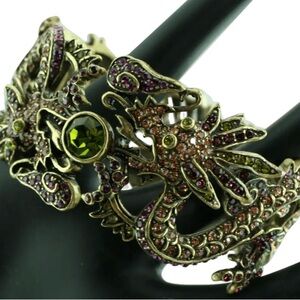 HEIDI DAUSS warovski , crystal dragon bangle braclet